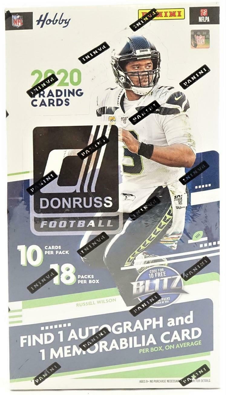 2020 PANINI DONRUSS FOOTBALL HOBBY BOX